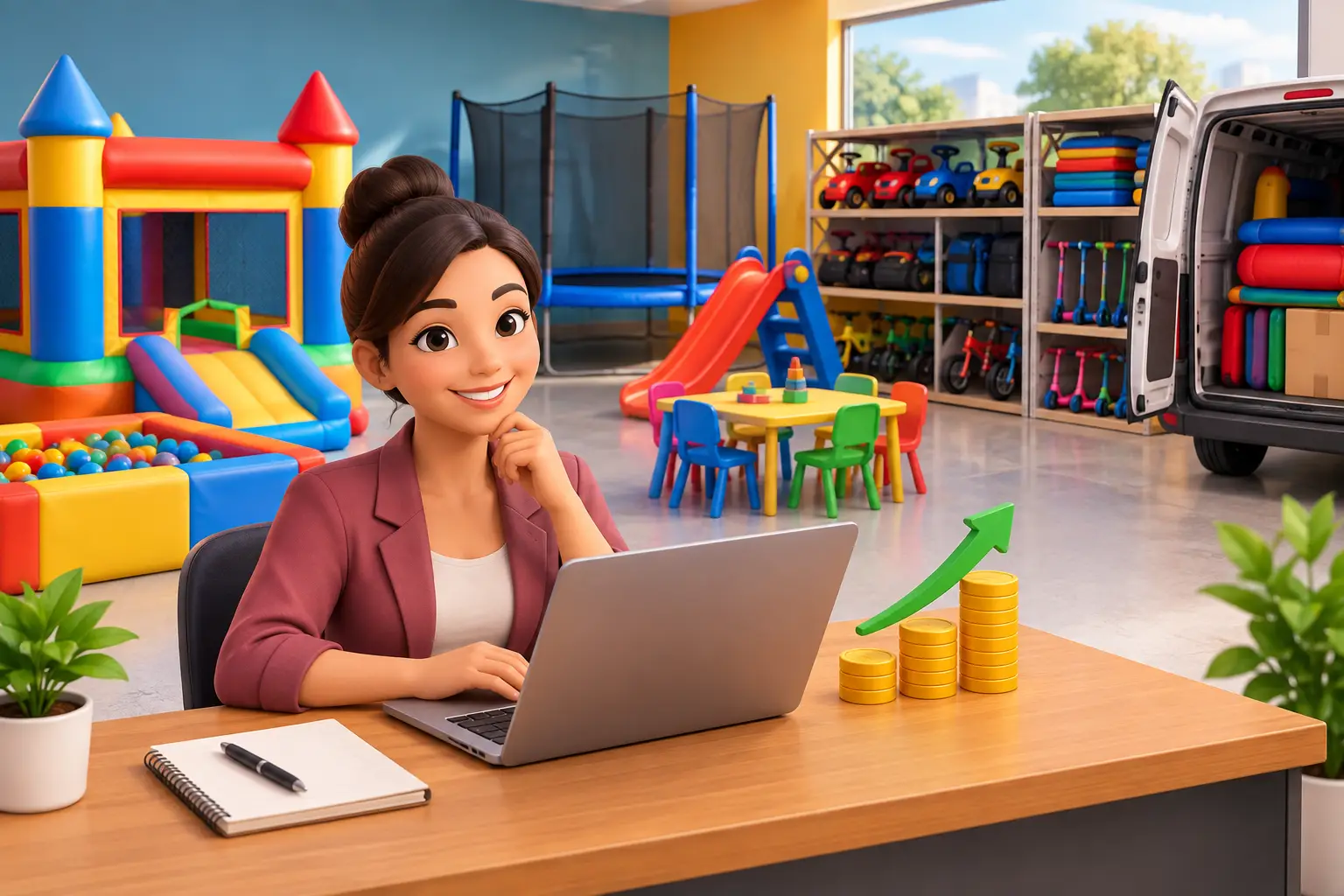 Como criar uma locadora infantil lucrativa