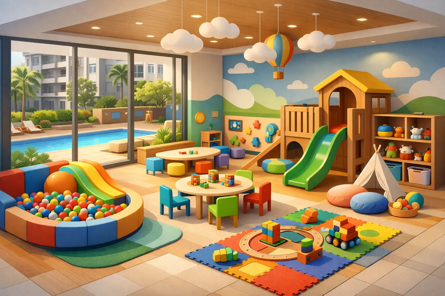 Projeto de brinquedoteca para condomínio