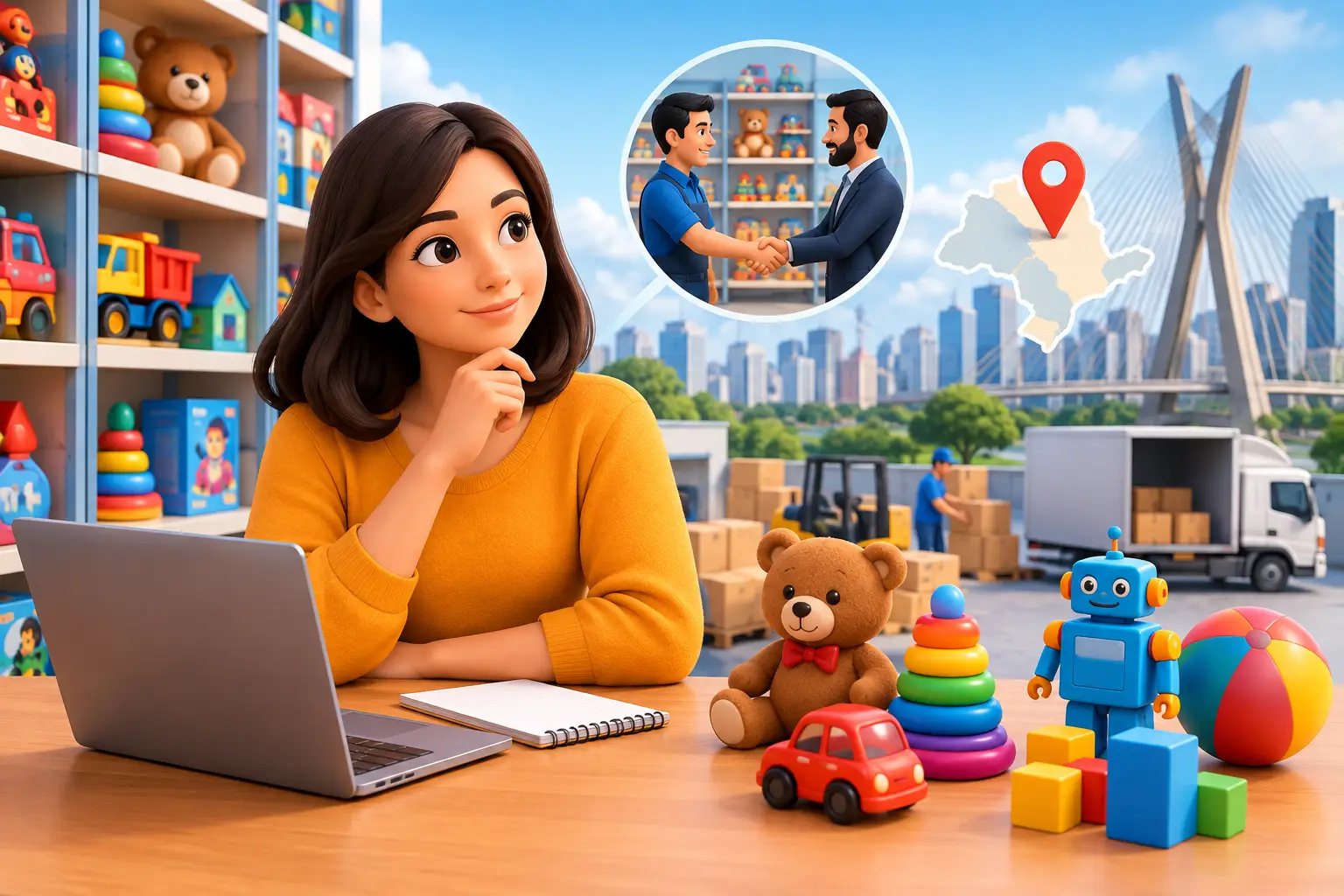 Como escolher fornecedores de brinquedos em São Paulo